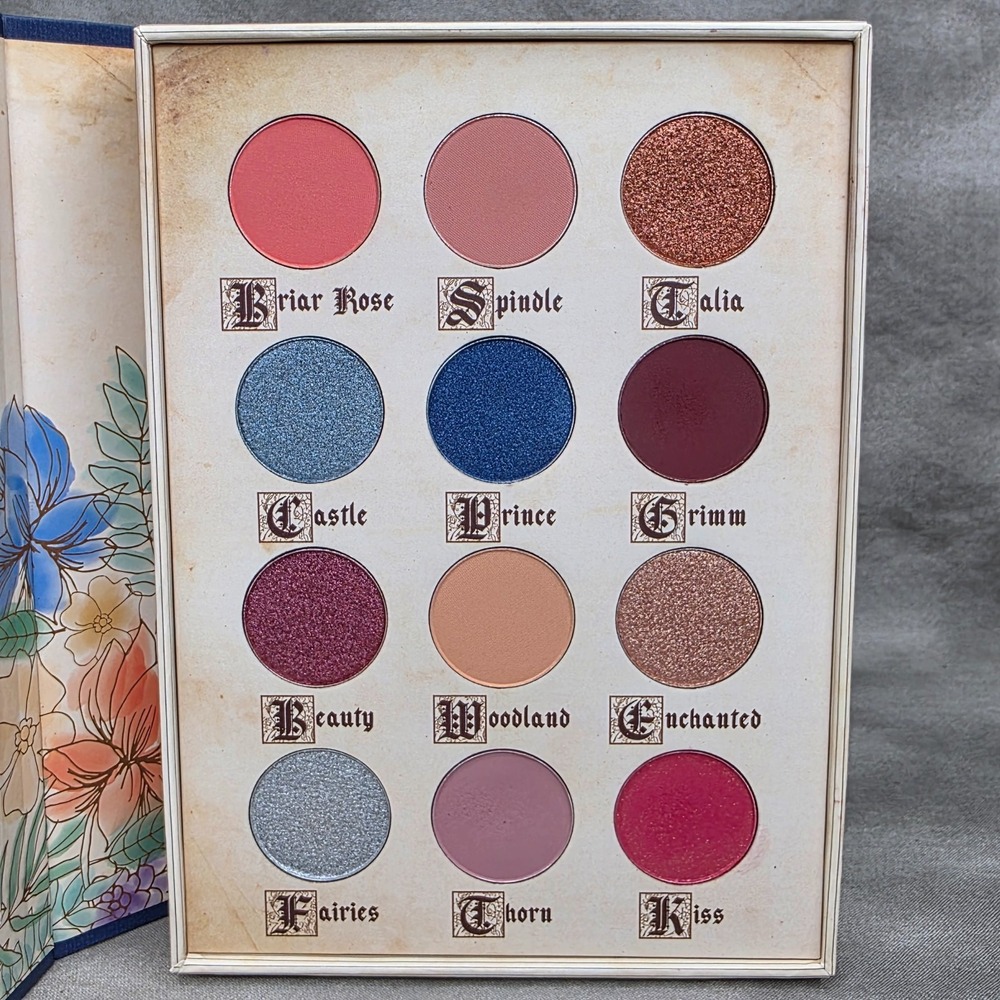 Storybook‎ Cosmetics Fairy Tales ~ Little Briar Rose Eyeshadow Palette 12 Shades